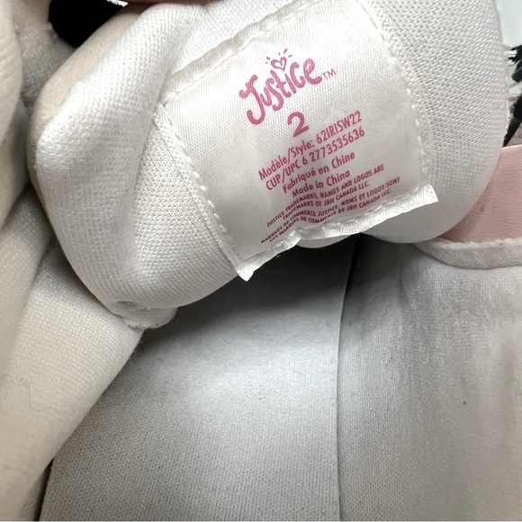 JUSTICE GIRLS’ IRIS SNEAKERS - Size 2Y - Picture 9 of 9